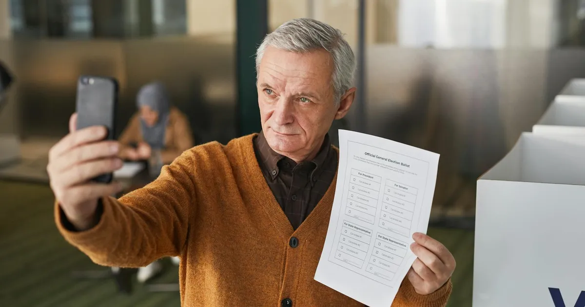 Aposentado vota e busca crédito, focado em benefícios INSS e MEI em ano eleitoral.