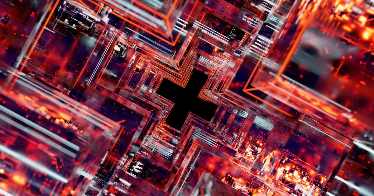 Circuito abstrato e futurista: IA, leis e computação quântica no Brasil