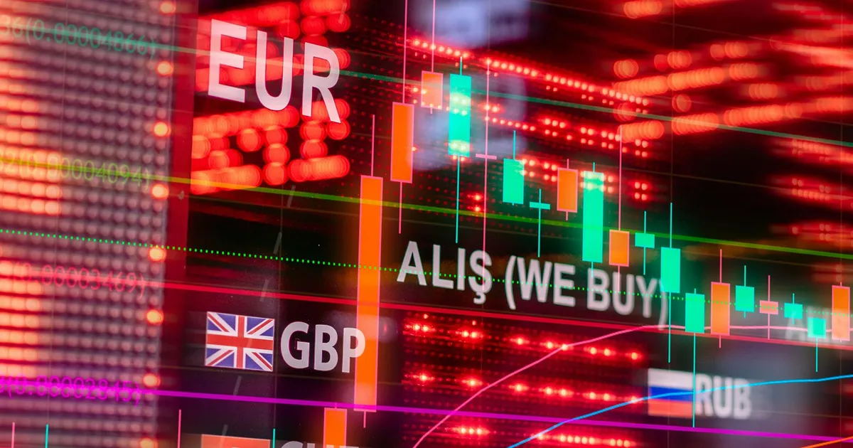 Ibovespa sobe: tela com gráfico de ações e símbolos de dólar refletindo otimismo com juros e Selic.