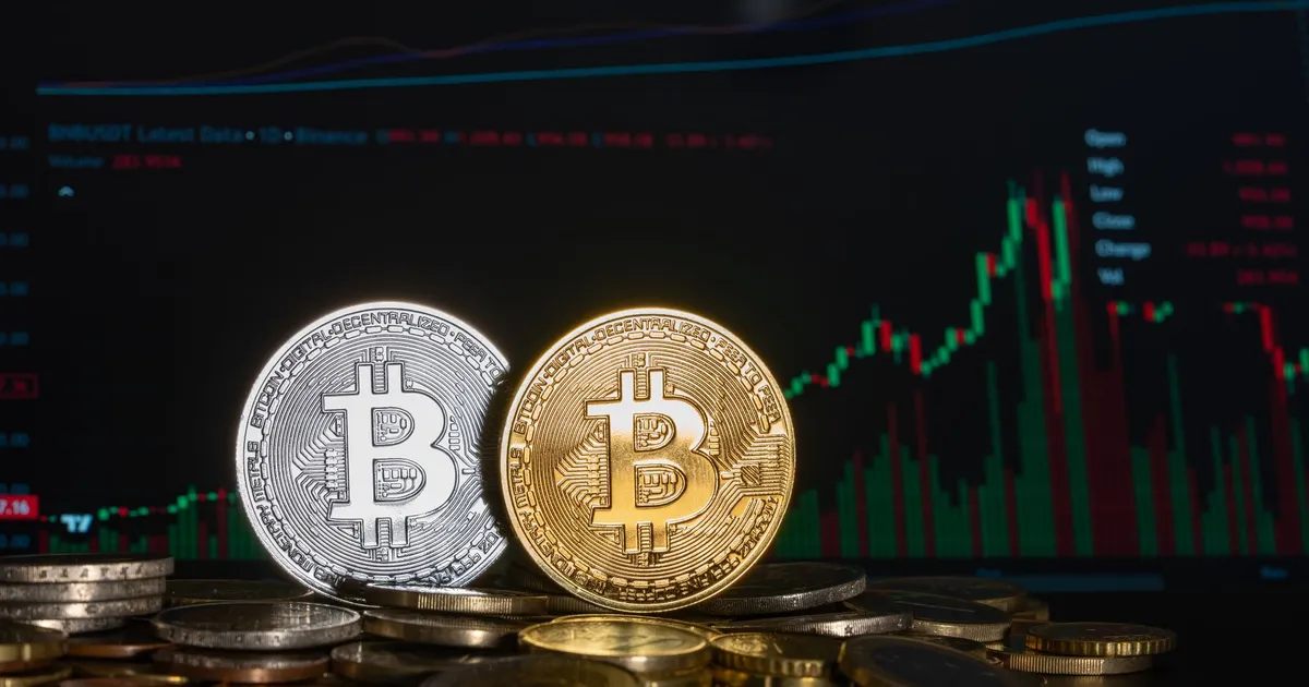 Bitcoin e gráfico financeiro: inflação global e pressão sobre o Fed em alta do petróleo.