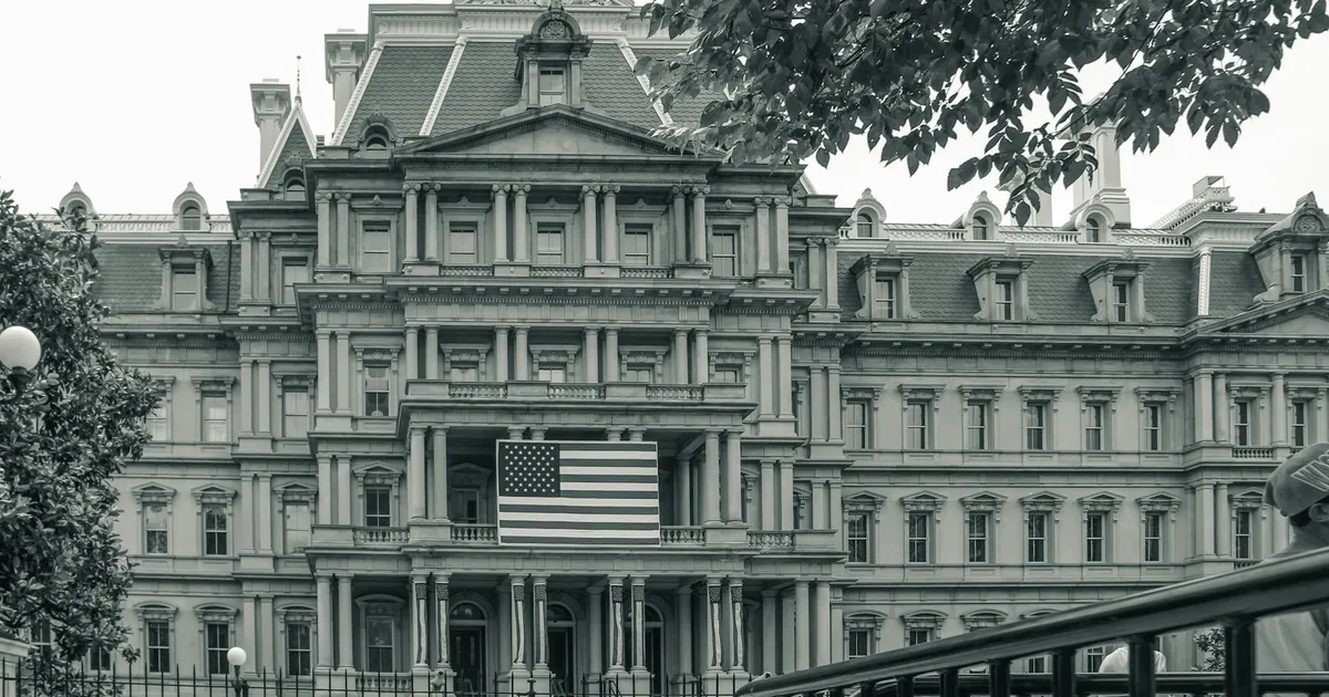 Prédio do governo em Washington. Investigação da PF, Ramagem, Trump e Abin nos EUA.